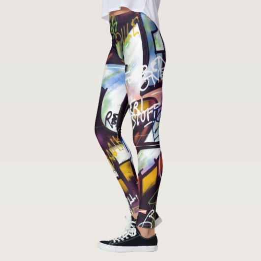 Colorful Graffiti Words Leggings (Links)