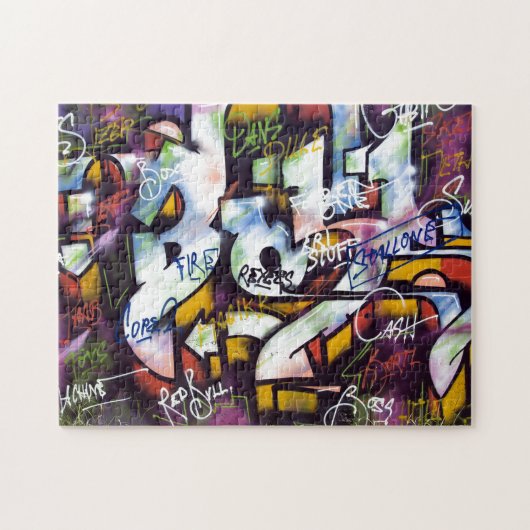 Colorful Graffiti Words Legpuzzel (Horizontaal)