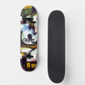 Colorful Graffiti Words Skateboard (Voorkant)