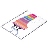 Colorful Grand Piano Notitieboek (Linkerzijde)