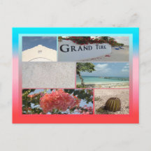 Colorful Grand Turk Photo Collage