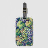 Colorful Grape Pattern Bagagelabel (Voorkant (verticaal))