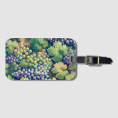 Colorful Grape Pattern Bagagelabel (Voorkant (horizontaal))