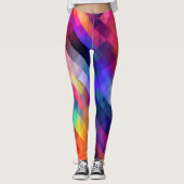 Colorful Graphic Comfortable Workout-Leggings Leggings (Voorkant)