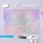 Colorful Grunge  Calligrafie Tissuepapier (Craft)