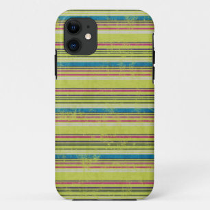 Colorful Grunge Stripes iPhone 5 Hoesje