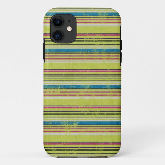 Colorful Grunge Stripes iPhone 5 Hoesje (Achterkant)