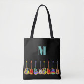 Colorful Guitar Monogram Draagtas (Voorkant)