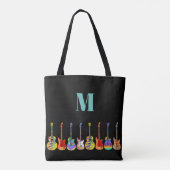 Colorful Guitar Monogram Draagtas (Achterkant)