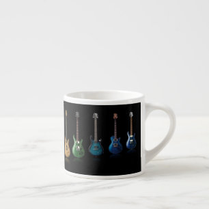 Colorful Guitar Player Music Lover Mok