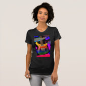 Colorful Guitar - Rock on! T-shirt (Voorkant volledig)