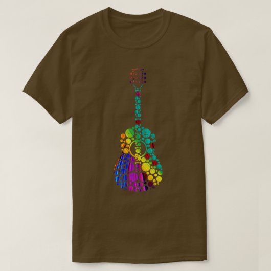 Colorful Guitar T-shirt (Design voorkant)