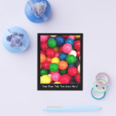 Colorful Gum Ball Snoep Flyer (Enkel)
