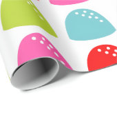 Colorful Gumdrop Pattern – Retro Candy Design Cadeaupapier (Rol Hoek)