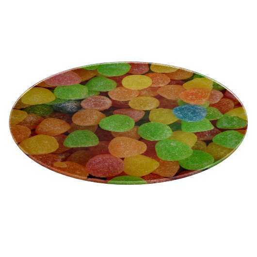 Colorful Gumdrops Candy Snijplank (Hoek)