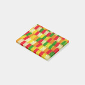 Colorful gummi beer snoep post-it® notes (Schuin)