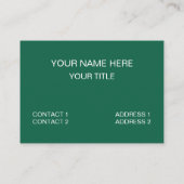 Colorful Half Circle Geometric Visitekaartje (Achterkant)