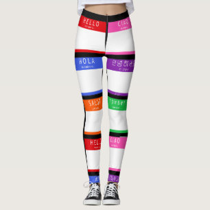 Colorful Hallo mijn naam is Leggings