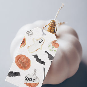 Colorful Halloween Scary Pattern Cadeaulabel