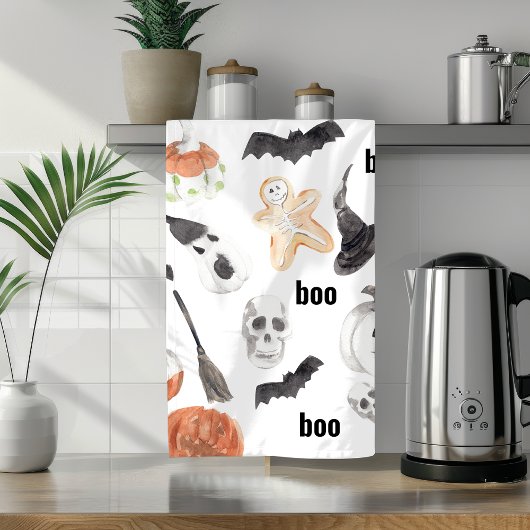 Colorful Halloween Scary Pattern |Happy Halloween Theedoek