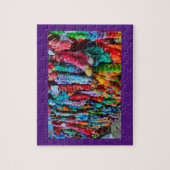 Colorful Hand Dyed Yarn Legpuzzel (Verticaal)
