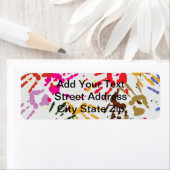 Colorful Hands Etiket (Insitu)