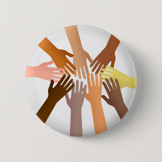 Colorful Hands Ronde Button 5,7 Cm