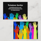 Colorful Hands Visitekaartje (Voorkant / Achterkant)