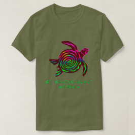 Colorful Handsome St. Simons Island GA Zee Turtle T-shirt