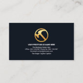 Colorful Handyman Tools Home Remodeling Contractan Visitekaartje (Achterkant)