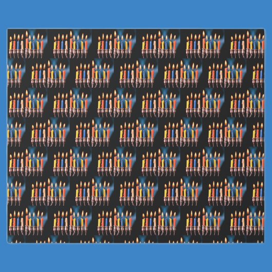 🕎 Colorful Hanukkah Menorah Cadeaupapier