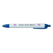 Colorful Happy Birthday Balloons Banner Party Zwarte Inkt Pen (Bodem)