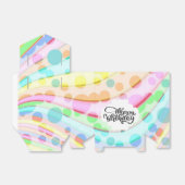 Colorful Happy Birthday Favor Box Bedankdoosjes (Uitgevouwen)