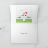 Colorful Happy Birthday Kaart (Binnen)