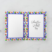 Colorful Happy Birthday Kaart (Binnen)