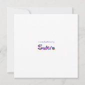 Colorful Happy Birthday met ballonnen Kaart (Achterkant)