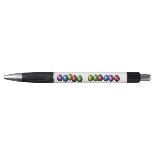Colorful Happy Easter Eggs Pen (Voorkant)