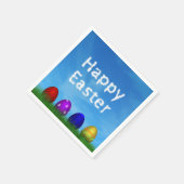 Colorful Happy Easter Eggs Servet (Hoek)