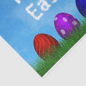 Colorful Happy Easter Eggs Tissuepapier (Detail)