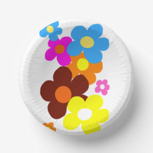 Colorful Happy Flowers Papieren Kommen