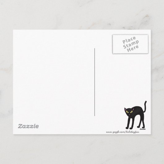 Colorful Happy Halloween Feestdagenkaart (Achterkant)