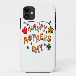 Colorful Happy Mothers Day iPhone 11 Hoesje