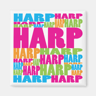 Colorful Harp Magneet