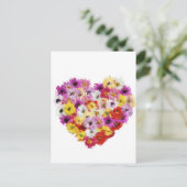 Colorful Heart Briefkaart (Staand voorkant)