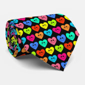 Colorful Heart Stropdas (Opgerold)