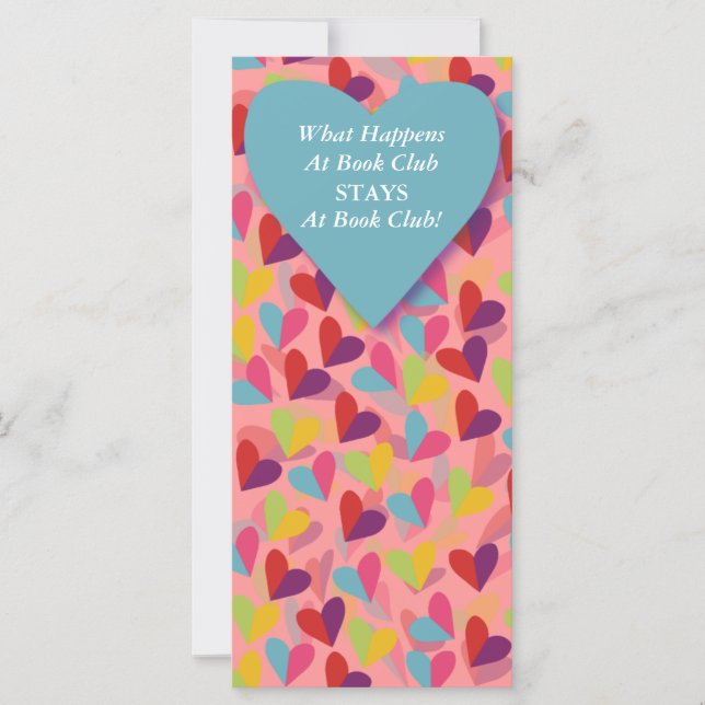 Colorful Hearts Book Club Marker (Voorkant)