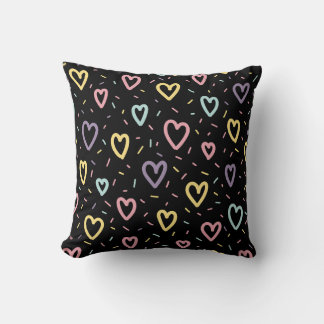 Colorful Hearts Patroon Kussen