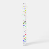 Colorful Hearts Phone Case iPhone 16 Hoesje (Linkerkant)