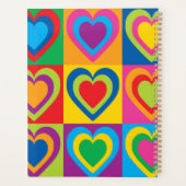 Colorful Hearts Planner (Achterkant)