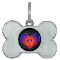 COLORFUL HEARTS, rood blauw sinaasappel